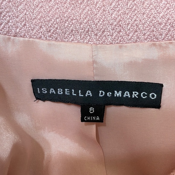 ISABELLA DeMARCO woman’s pink coat, size 8, GUC - Picture 4 of 10